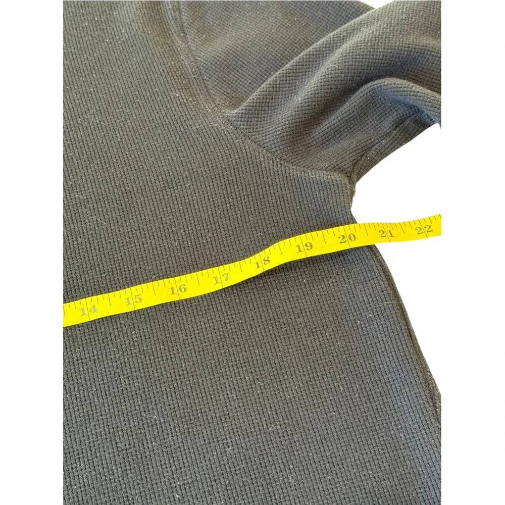 Banana Republic Black Solid Dexter Henley, L